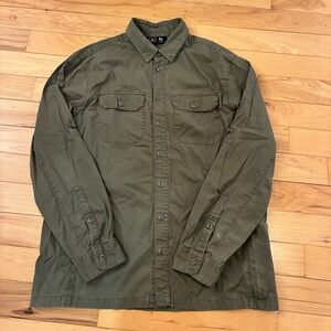 Triple Aught Design Overland Shirt Mens XL TAD Green CPO Long Sleeve Button USA
